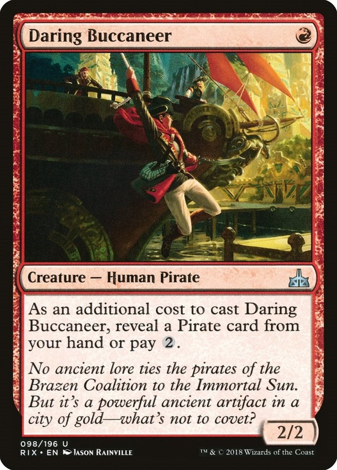 Image for Daring Buccaneer (98) [Rivals of Ixalan] - Magic: The Gathering