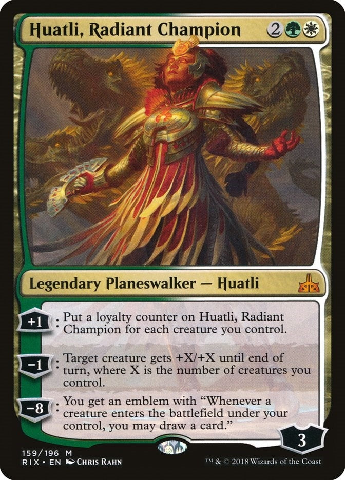 Image for Huatli, Radiant Champion (159) [Rivals of Ixalan] - Magic: The Gathering
