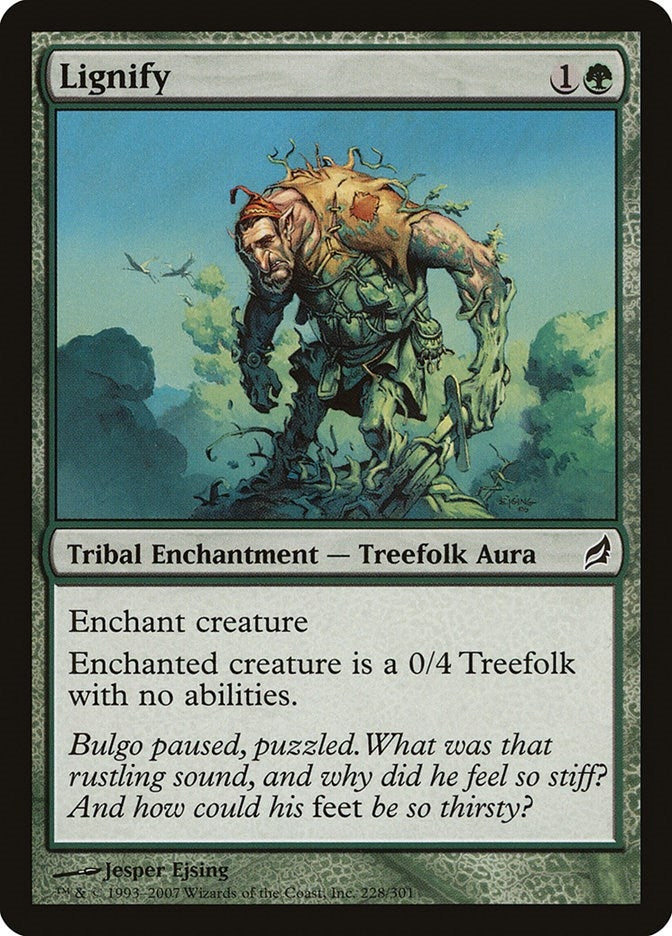 Image for Lignify (228) [Lorwyn] - Magic: The Gathering