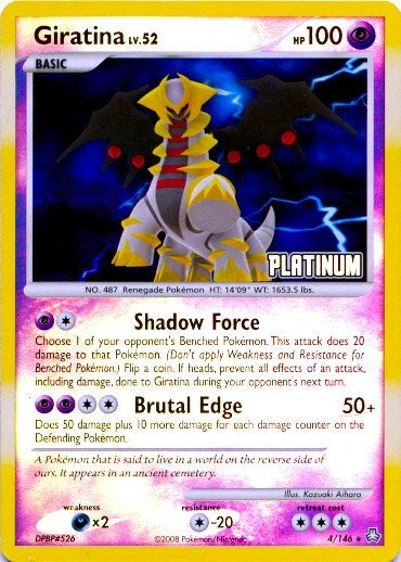 Image for Giratina - 4/146 [Platinum] (004/146) [Burger King Promos] - Pokemon