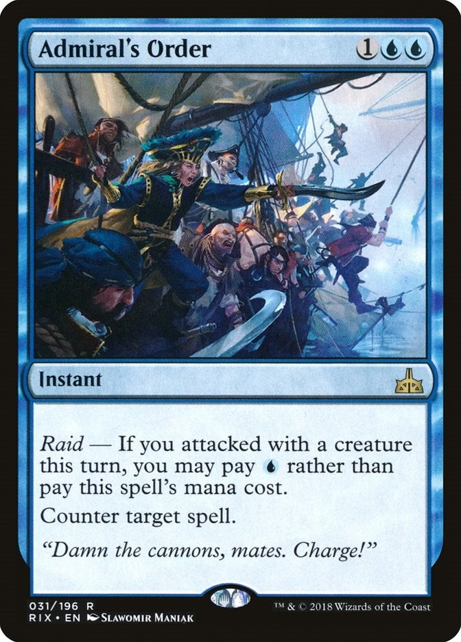 Image for Admiral's Order (31) [Rivals of Ixalan] - Magic: The Gathering