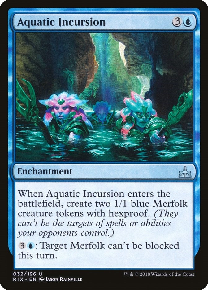 Image for Aquatic Incursion (32) [Rivals of Ixalan] - Magic: The Gathering