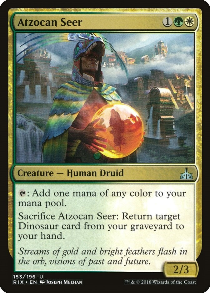 Image for Atzocan Seer (153) [Rivals of Ixalan] - Magic: The Gathering