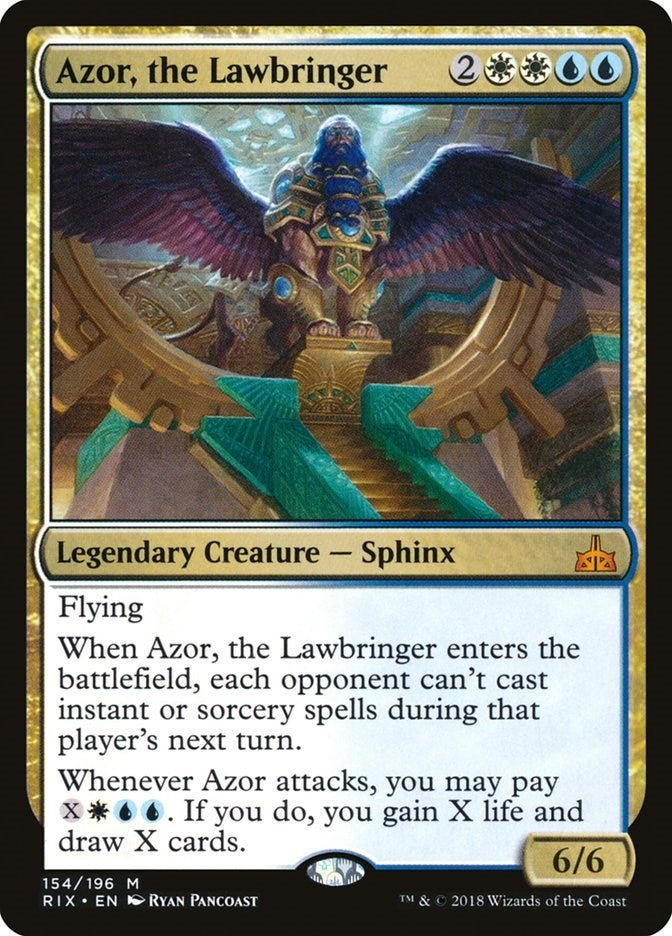 Image for Azor, the Lawbringer (154) [Rivals of Ixalan] - Magic: The Gathering