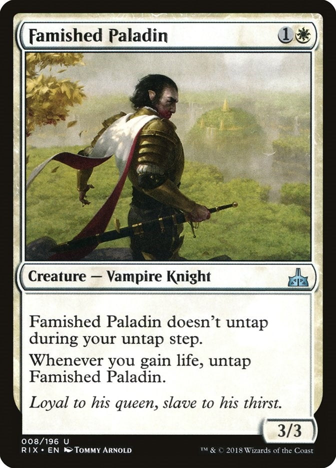 Image for Famished Paladin (8) [Rivals of Ixalan] - Magic: The Gathering