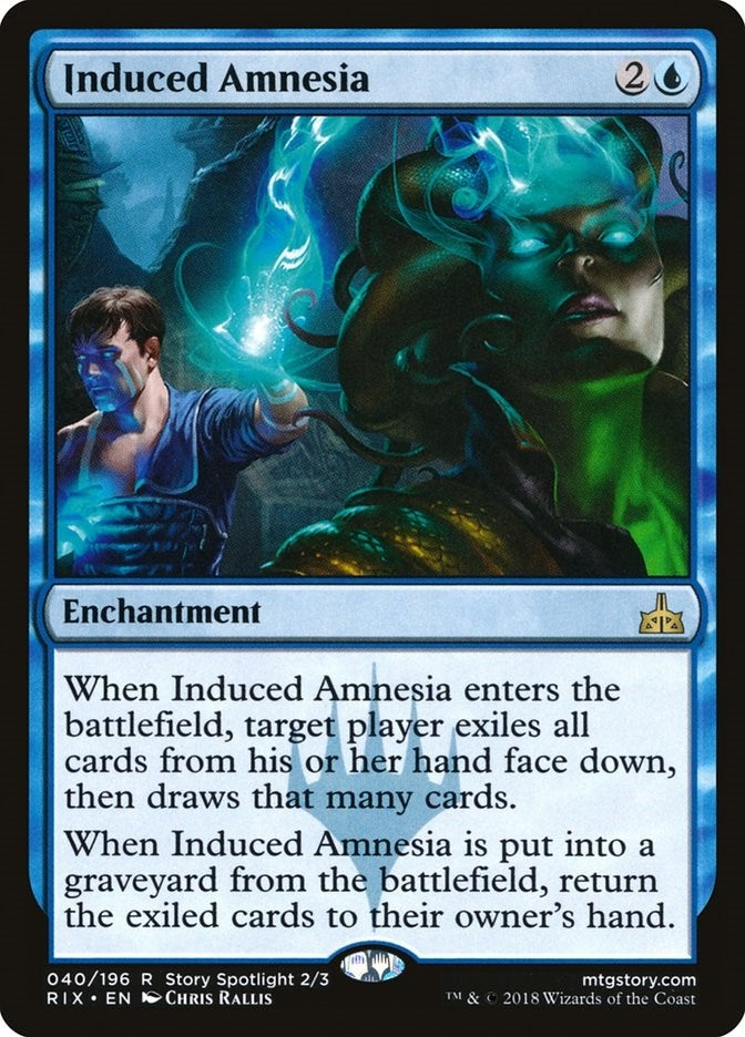Image for Induced Amnesia (40) [Rivals of Ixalan] - Magic: The Gathering