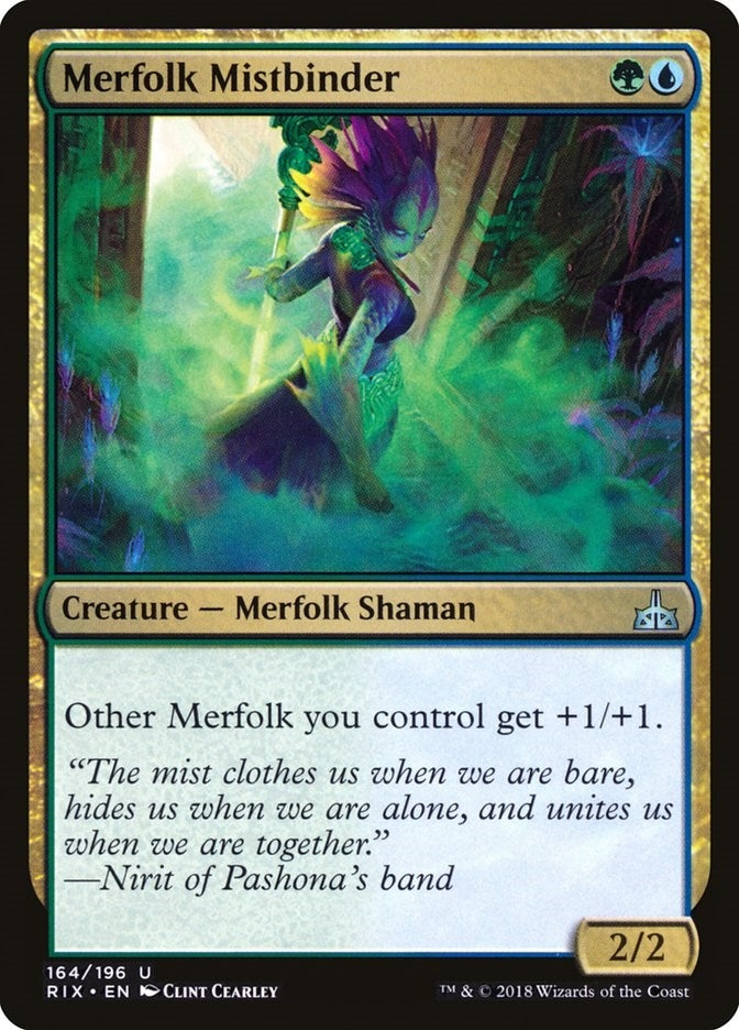 Image for Merfolk Mistbinder (164) [Rivals of Ixalan] - Magic: The Gathering