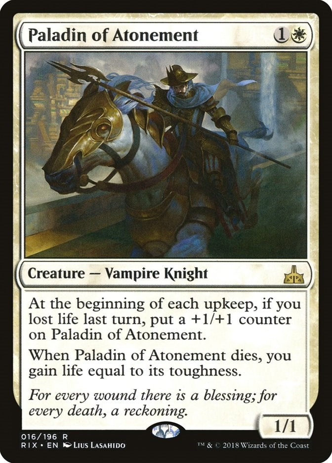 Image for Paladin of Atonement (16) [Rivals of Ixalan] - Magic: The Gathering