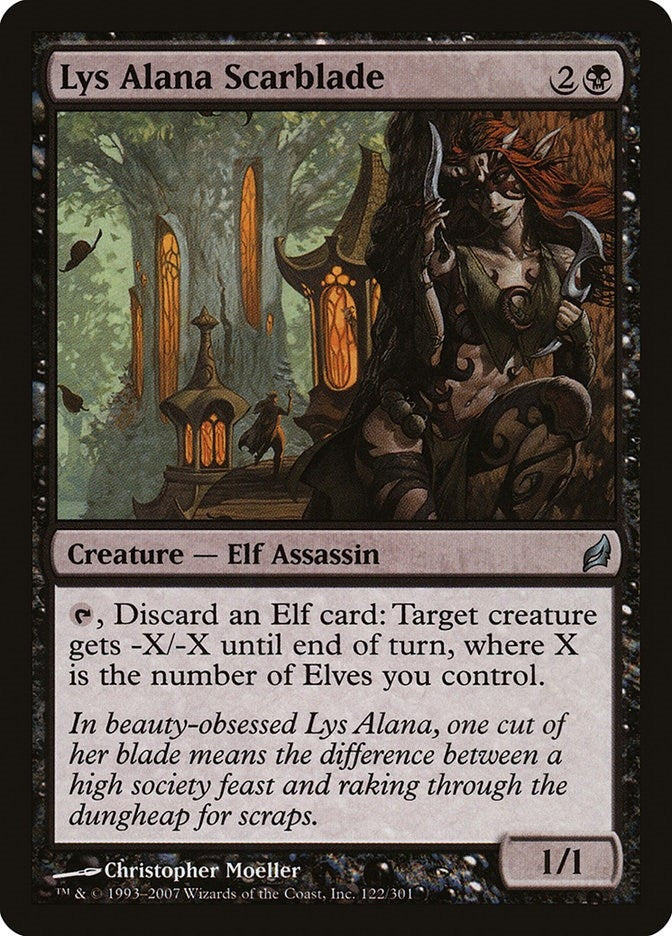 Image for Lys Alana Scarblade (122) [Lorwyn] - Magic: The Gathering