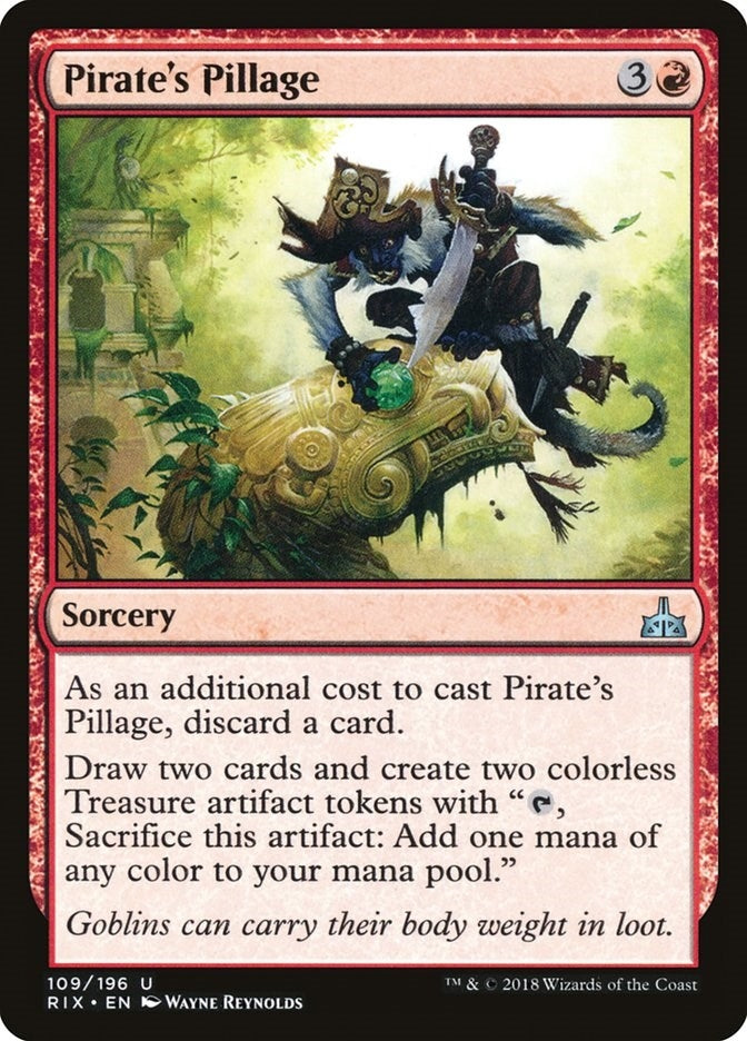 Image for Pirate's Pillage (109) [Rivals of Ixalan] - Magic: The Gathering