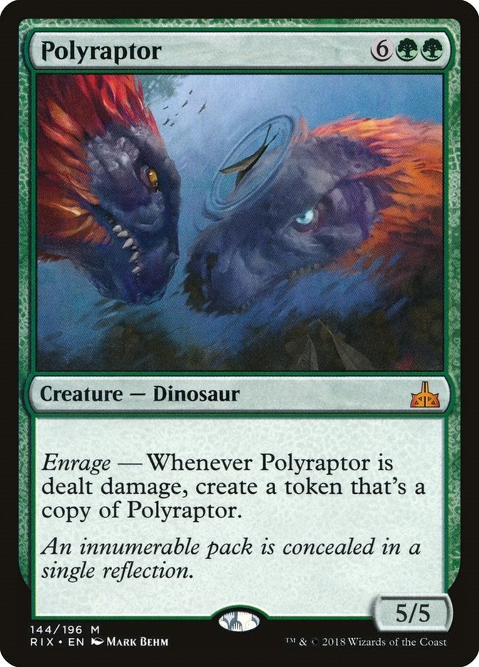 Image for Polyraptor (144) [Rivals of Ixalan] - Magic: The Gathering