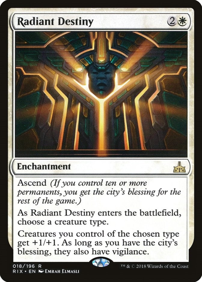 Radiant Destiny (18) [Rivals of Ixalan]