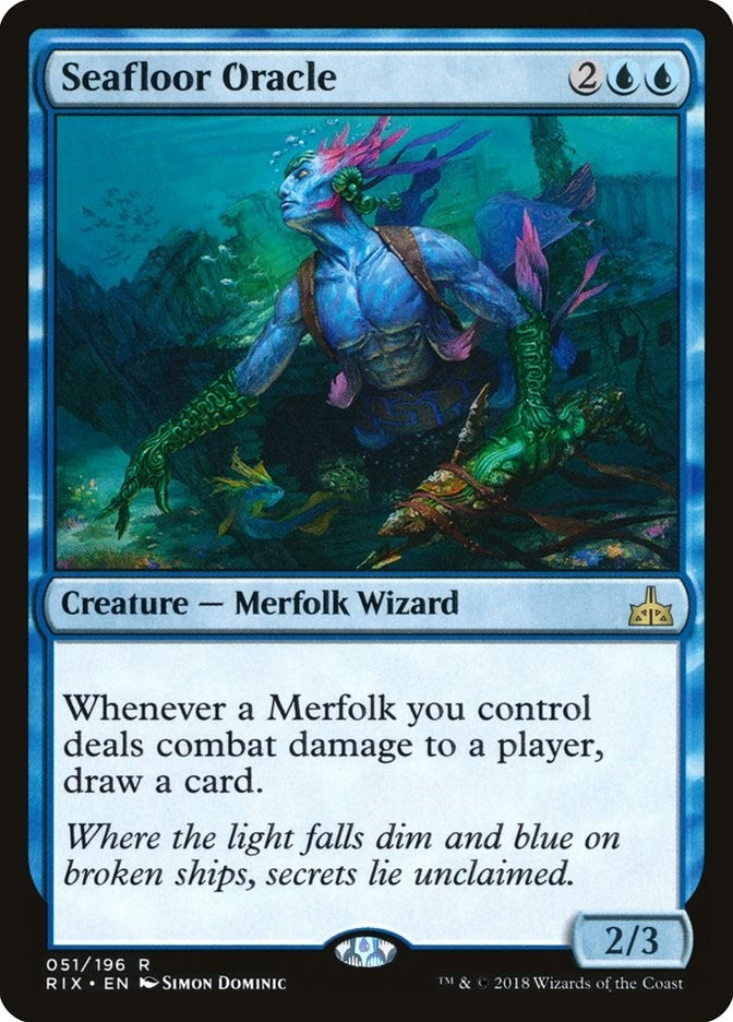 Image for Seafloor Oracle (51) [Rivals of Ixalan] - Magic: The Gathering