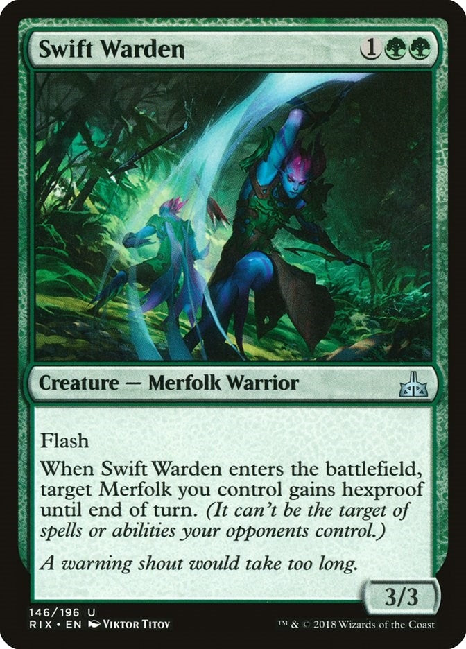 Image for Swift Warden (146) [Rivals of Ixalan] - Magic: The Gathering