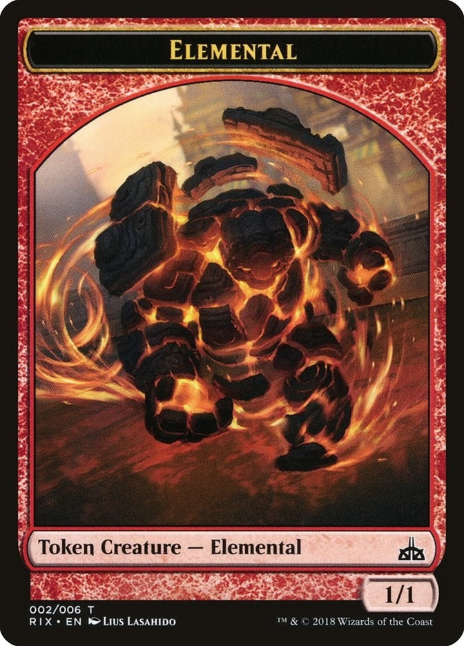Image for Elemental Token (002) (2) [Rivals of Ixalan] - Magic: The Gathering