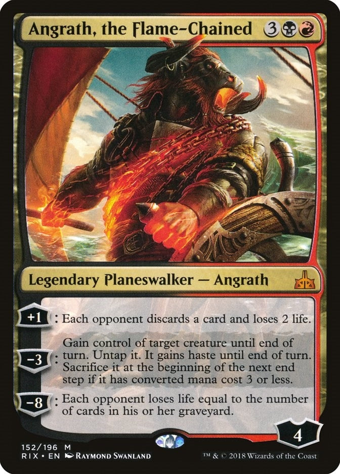 Image for Angrath, the Flame-Chained (152) [Rivals of Ixalan] - Magic: The Gathering