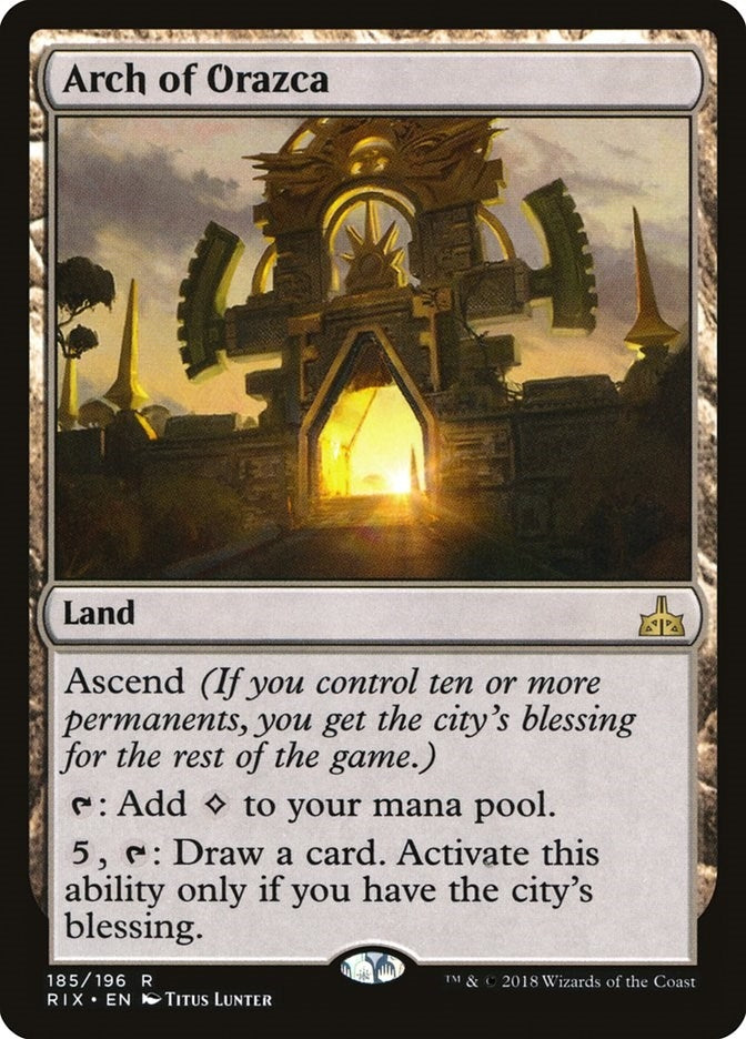 Image for Arch of Orazca (185) [Rivals of Ixalan] - Magic: The Gathering