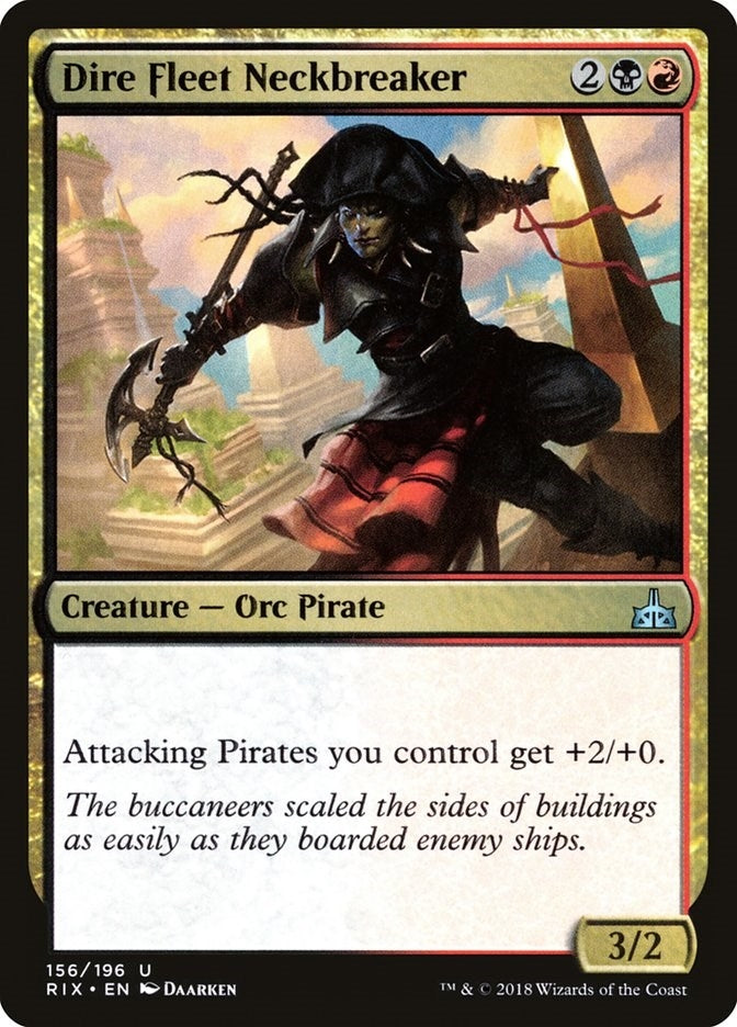 Image for Dire Fleet Neckbreaker (156) [Rivals of Ixalan] - Magic: The Gathering