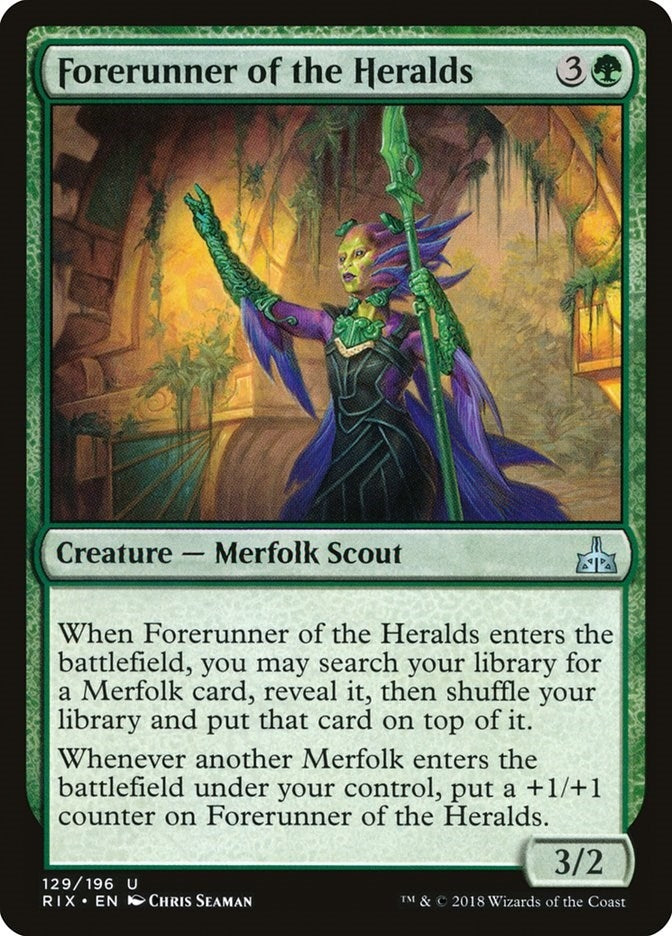 Image for Forerunner of the Heralds (129) [Rivals of Ixalan] - Magic: The Gathering