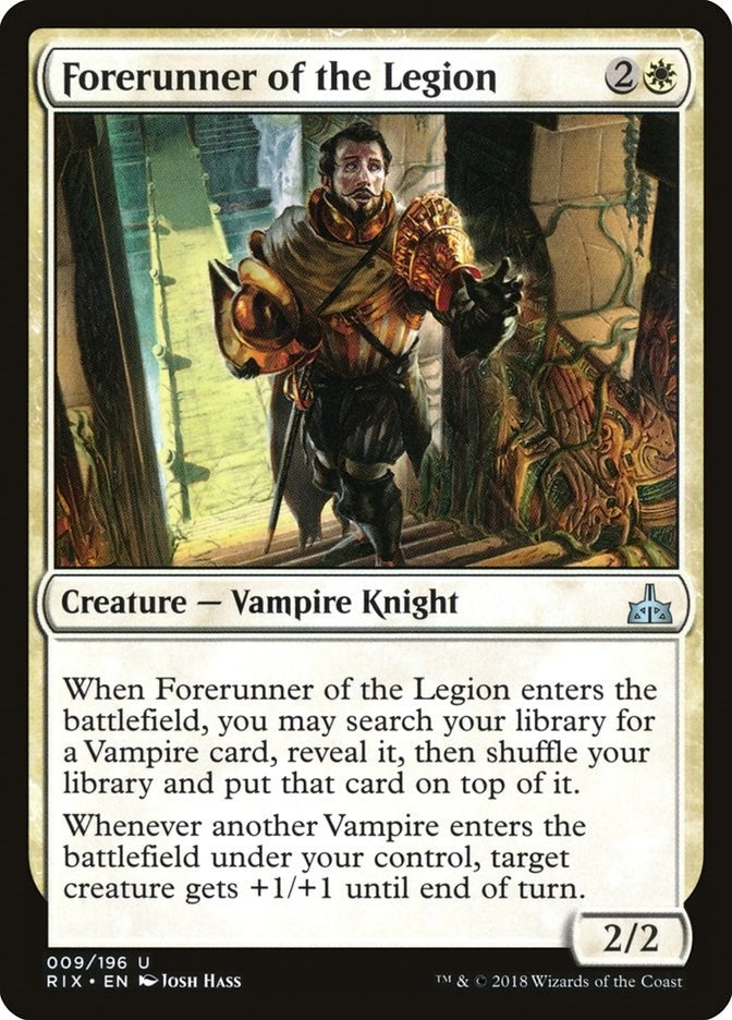Image for Forerunner of the Legion (9) [Rivals of Ixalan] - Magic: The Gathering