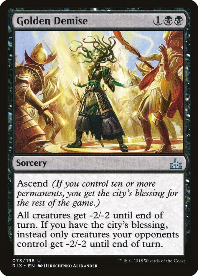 Image for Golden Demise (73) [Rivals of Ixalan] - Magic: The Gathering