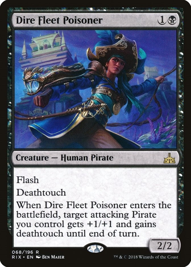 Image for Dire Fleet Poisoner (68) [Rivals of Ixalan] - Magic: The Gathering
