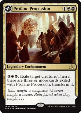 Image for Profane Procession (166) [Rivals of Ixalan] - Magic: The Gathering