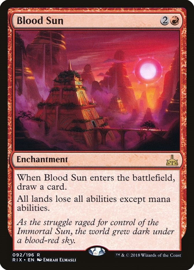 Image for Blood Sun (92) [Rivals of Ixalan] - Magic: The Gathering