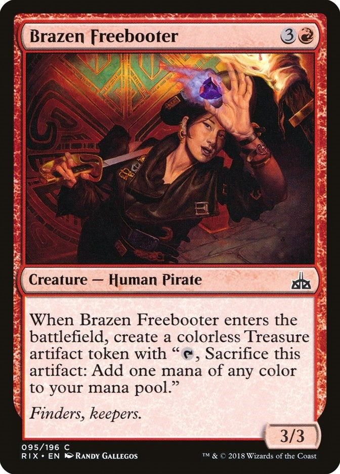 Image for Brazen Freebooter (95) [Rivals of Ixalan] - Magic: The Gathering