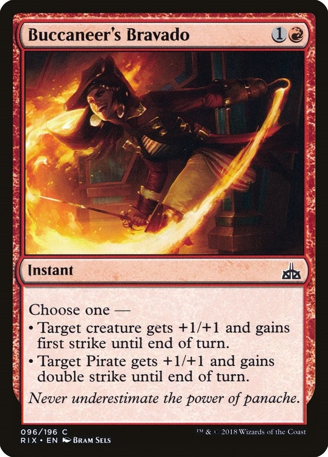 Image for Buccaneer's Bravado (96) [Rivals of Ixalan] - Magic: The Gathering
