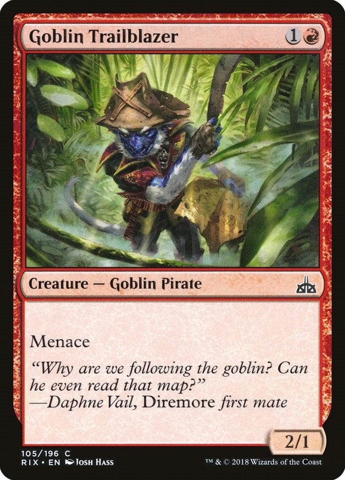 Image for Goblin Trailblazer (105) [Rivals of Ixalan] - Magic: The Gathering