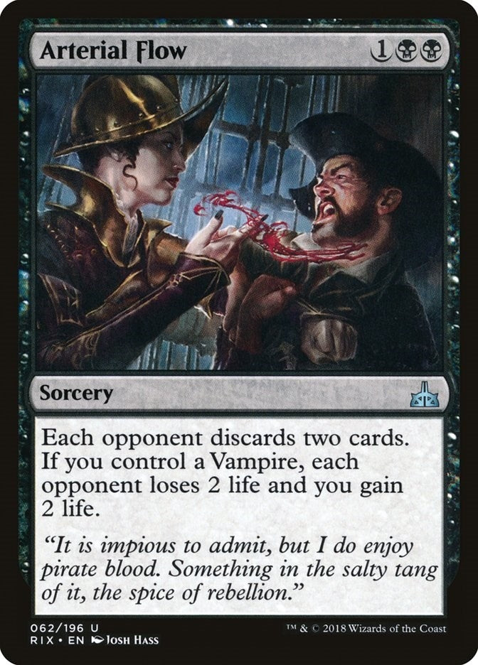Image for Arterial Flow (62) [Rivals of Ixalan] - Magic: The Gathering
