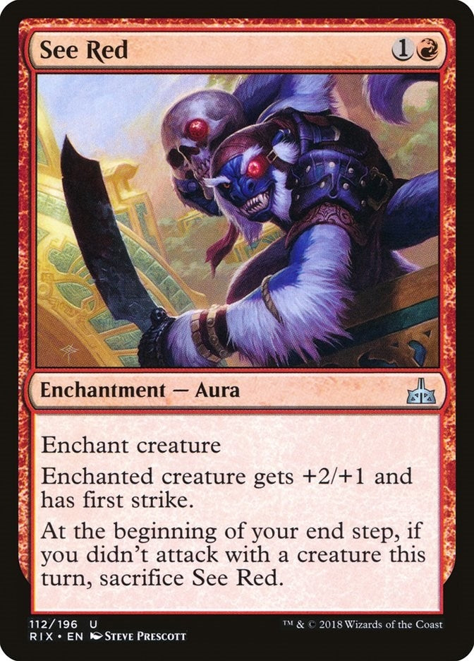 Image for See Red (112) [Rivals of Ixalan] - Magic: The Gathering