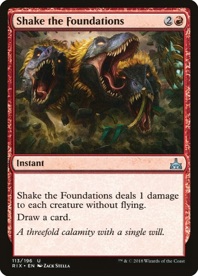 Image for Shake the Foundations (113) [Rivals of Ixalan] - Magic: The Gathering