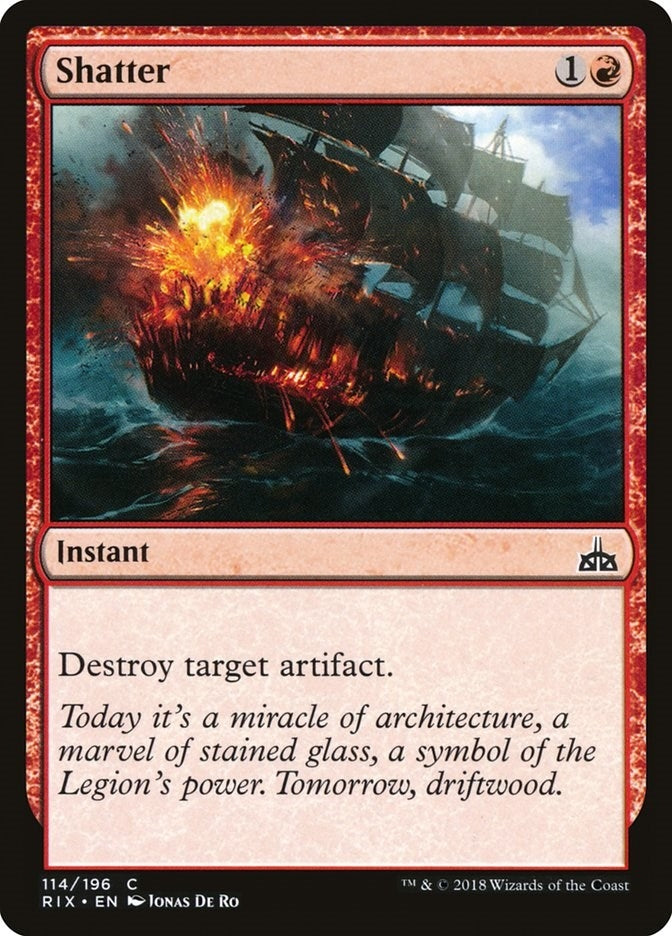 Image for Shatter (114) [Rivals of Ixalan] - Magic: The Gathering