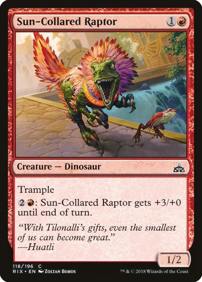 Image for Sun-Collared Raptor (118) [Rivals of Ixalan] - Magic: The Gathering