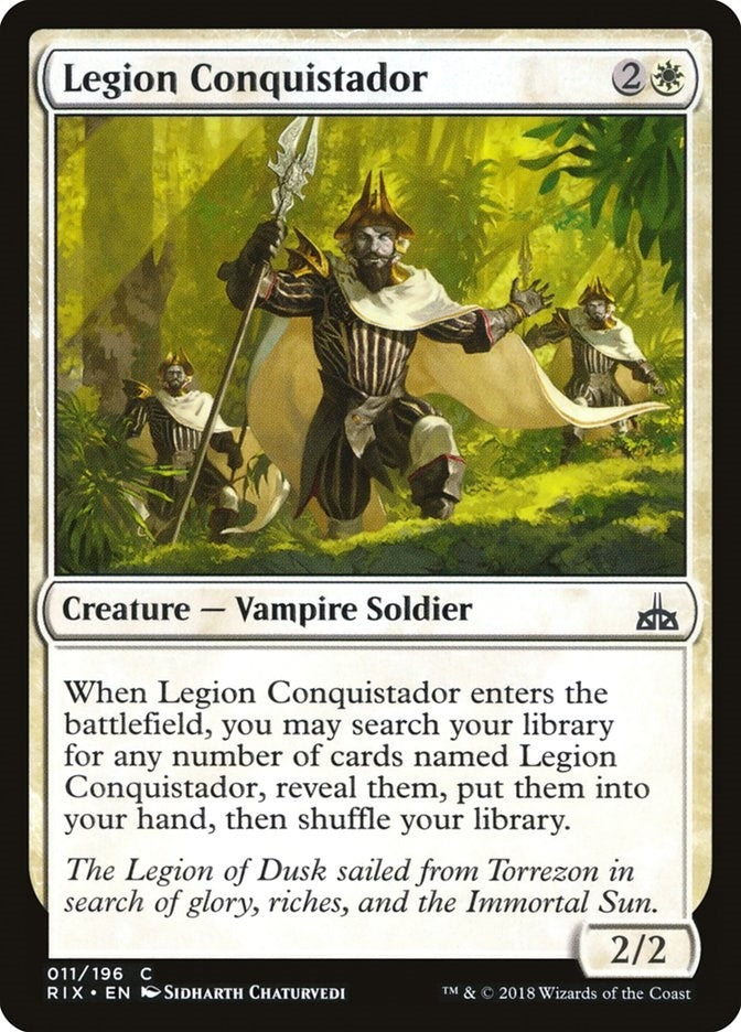 Image for Legion Conquistador (11) [Rivals of Ixalan] - Magic: The Gathering