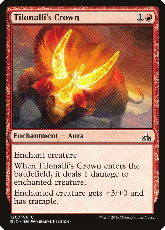 Image for Tilonalli's Crown (120) [Rivals of Ixalan] - Magic: The Gathering