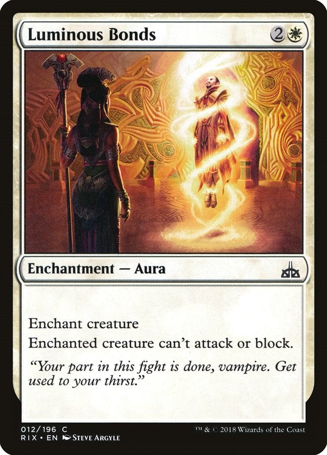 Image for Luminous Bonds (12) [Rivals of Ixalan] - Magic: The Gathering