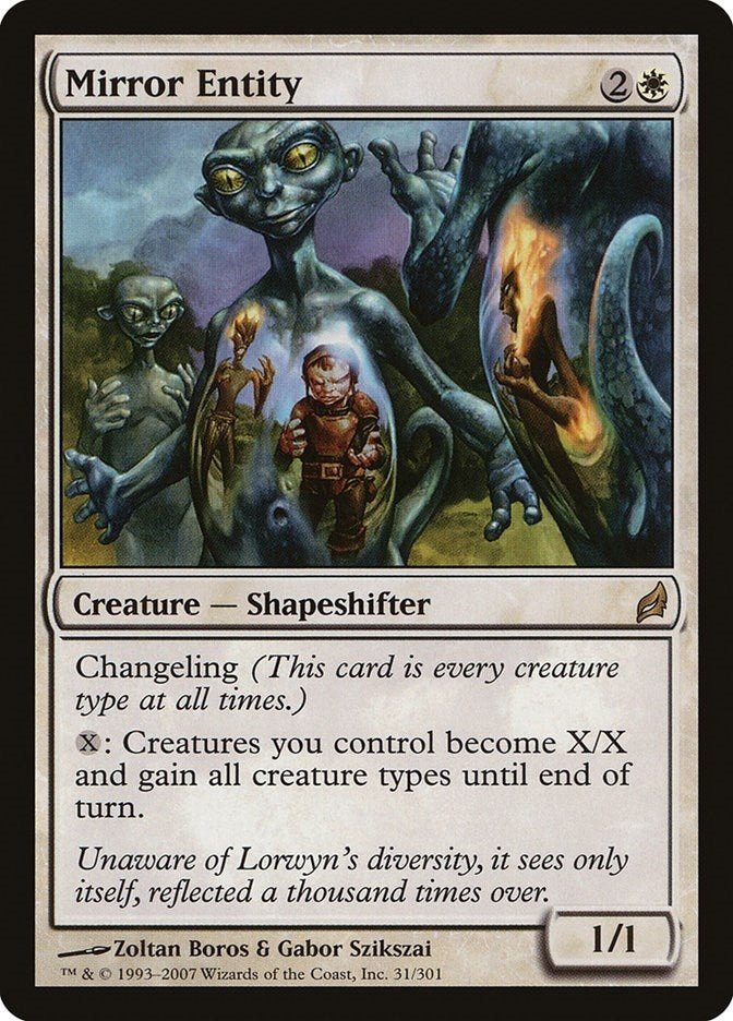 Image for Mirror Entity (31) [Lorwyn] - Magic: The Gathering