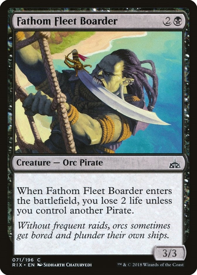 Image for Fathom Fleet Boarder (71) [Rivals of Ixalan] - Magic: The Gathering