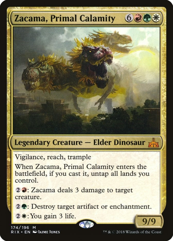 Image for Zacama, Primal Calamity (174) [Rivals of Ixalan] - Magic: The Gathering