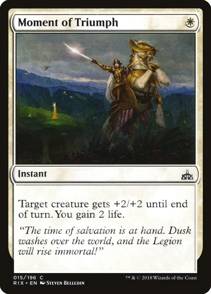 Image for Moment of Triumph (15) [Rivals of Ixalan] - Magic: The Gathering