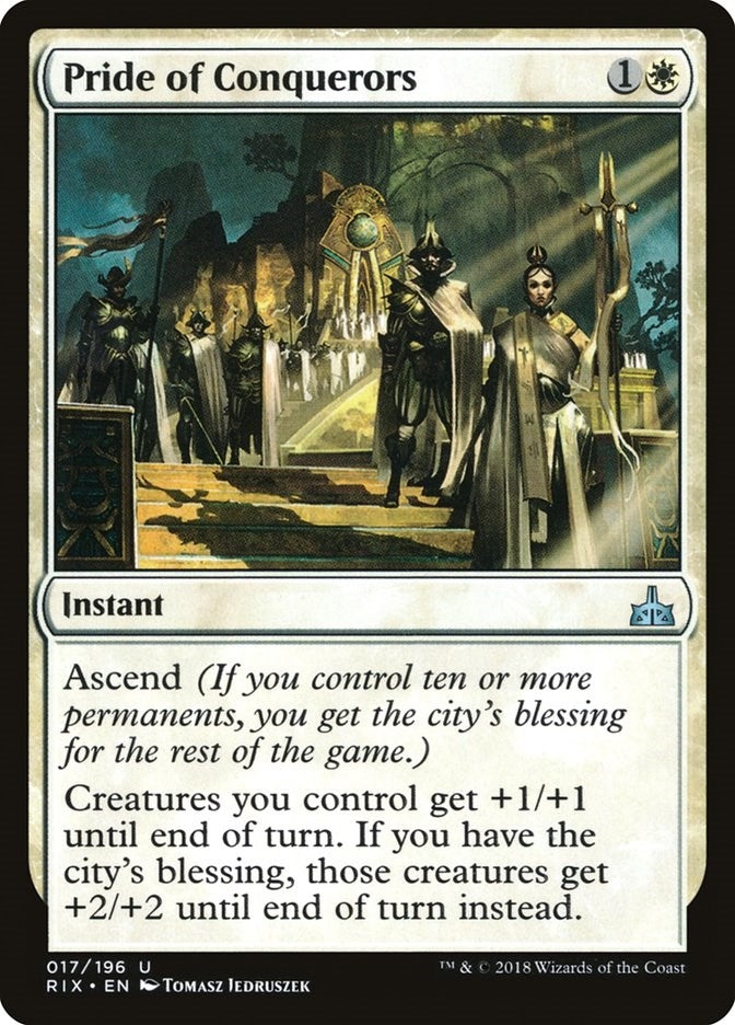 Image for Pride of Conquerors (17) [Rivals of Ixalan] - Magic: The Gathering