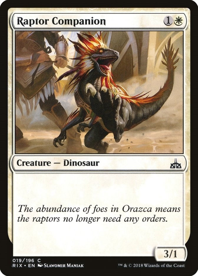 Image for Raptor Companion (19) [Rivals of Ixalan] - Magic: The Gathering
