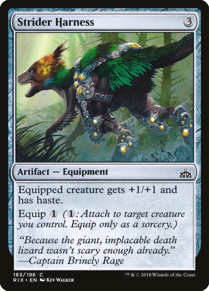 Image for Strider Harness (183) [Rivals of Ixalan] - Magic: The Gathering