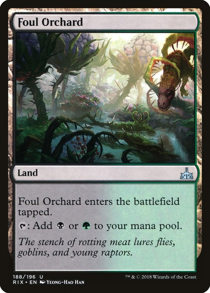 Image for Foul Orchard (188) [Rivals of Ixalan] - Magic: The Gathering