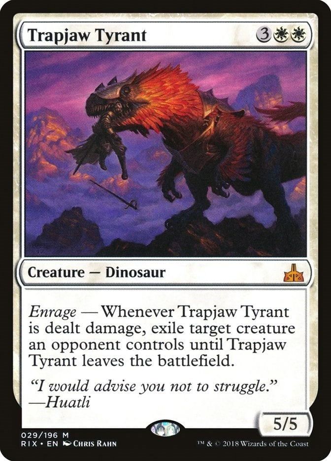 Trapjaw Tyrant (29) [Rivals of Ixalan]
