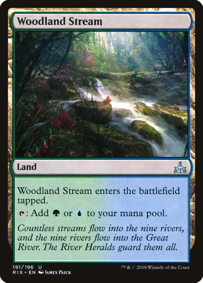 Image for Woodland Stream (191) [Rivals of Ixalan] - Magic: The Gathering