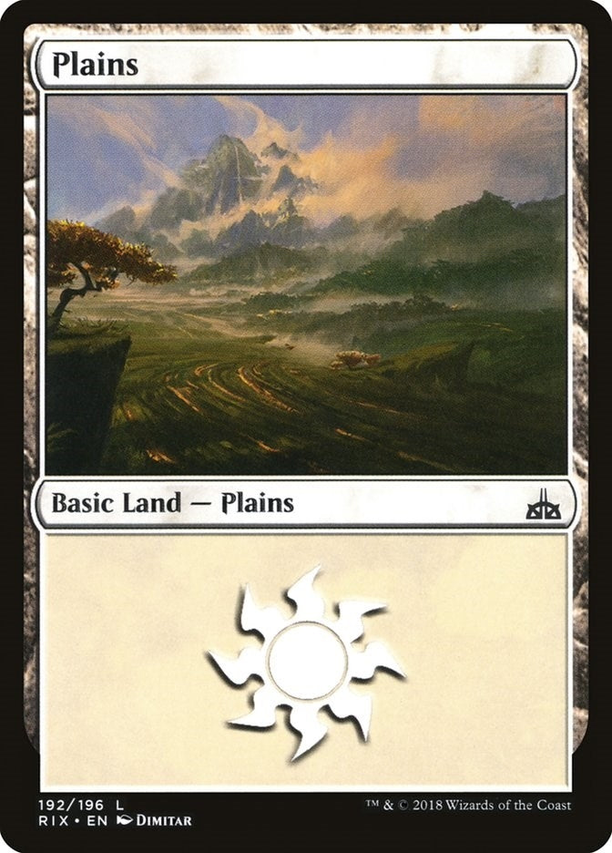 Image for Plains (192) [Rivals of Ixalan] - Magic: The Gathering